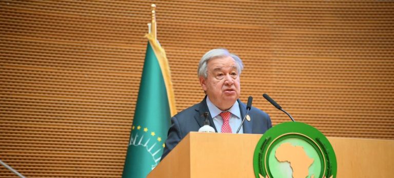 Guterres: Africa is ‘Brimming with Hope and Possibility’ at African Union Summit